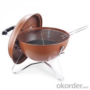Charcoal BBQ Grill Camping Professional Stainless Outdoor Barbecue Grill
