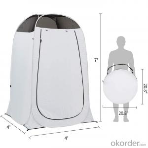 Pop Up Camping Shower Tent Changing Room Outdoor Toilet Privacy Pop Up Camping