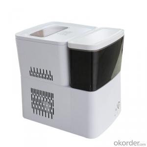 Small Portable Ice Maker Outdoor Party Camping Ice Machine Flip Removable Ice Basket